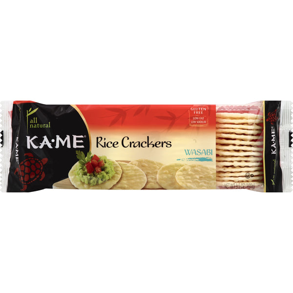 KA•ME Rice Crackers Wasabi 3.5 Oz