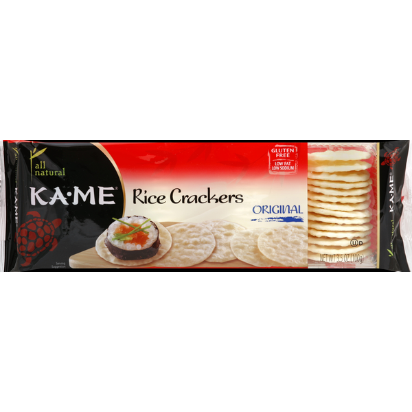 KA•ME Rice Crackers Original 3.5 Oz