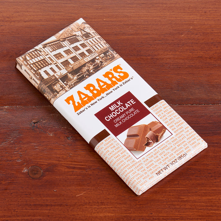 Zabar's Deep Milk Chocolate 3 Oz