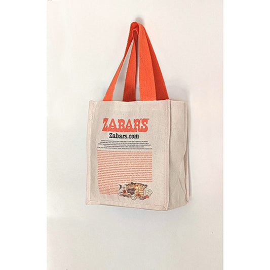 Zabar's Canvas Tote Bag with Words (Small)