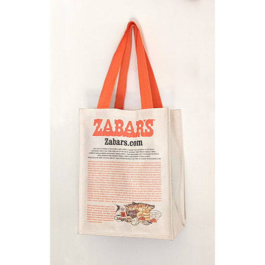 Zabar's Canvas Tote Bag with Words (Large)