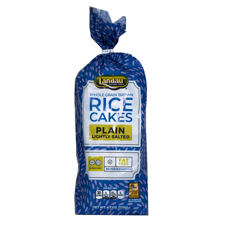 Landau Lightly Salted Plain Rice Cakes 4.7 Oz