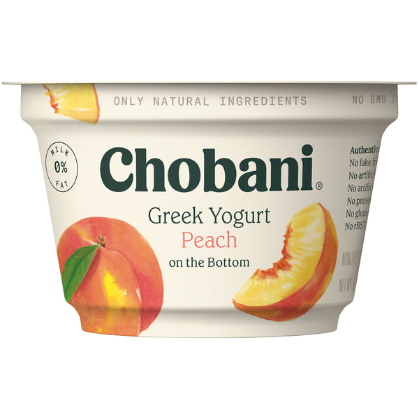 Chobani Greek Yogurt Peach 5.3 Oz