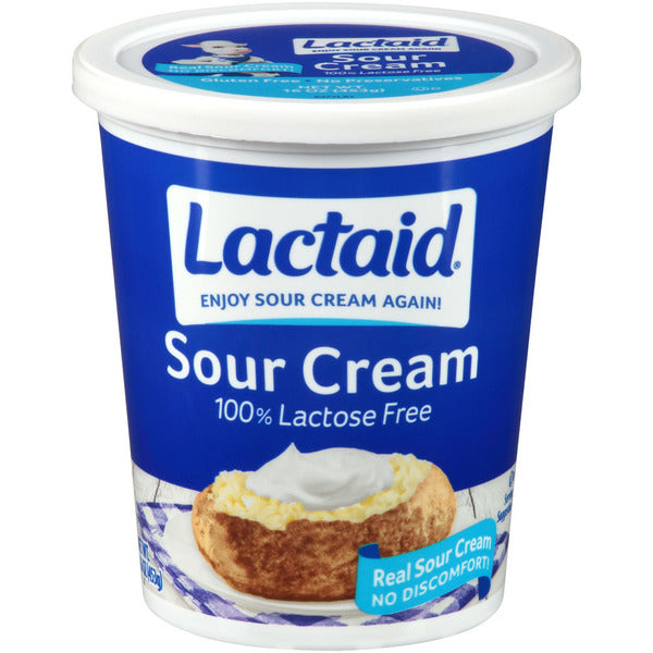 Lactaid Sour Cream Lactose Free 16 Oz