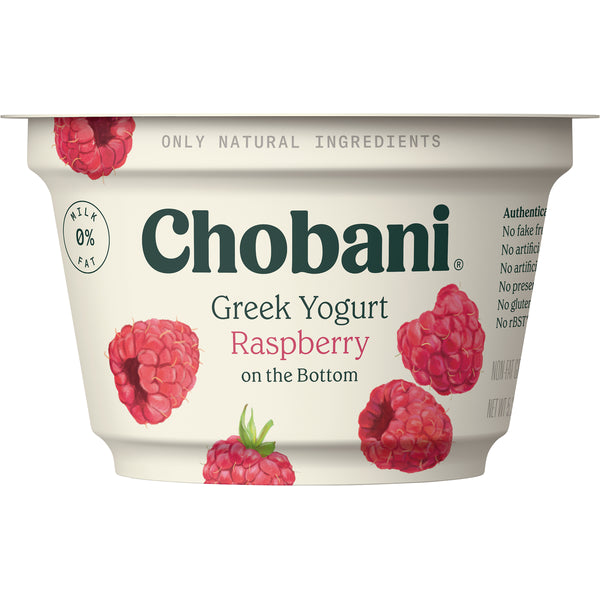 Chobani Greek Yogurt Raspberry 5.3 Oz