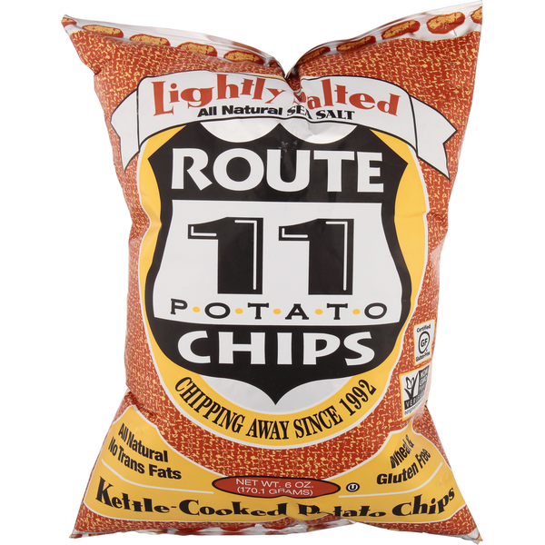 Route 11 Potato Chips Lightly Salted 6 Oz