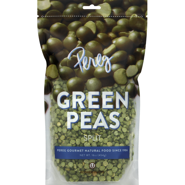 Pereg Green Peas Split 16 Oz