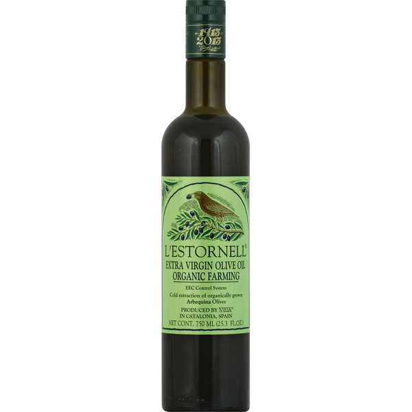L'estornell Organic Extra Virgin Olive Oil 25.3 Fl Oz