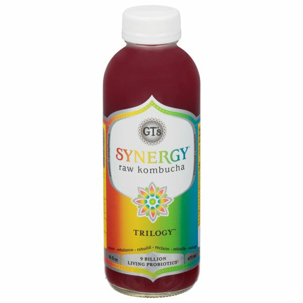 GT's Synergy Raw Kombucha Trilogy, 16 Oz