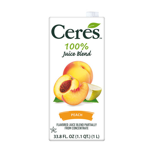 Ceres 100% Juice Blend Peach 33.8 Fl Oz