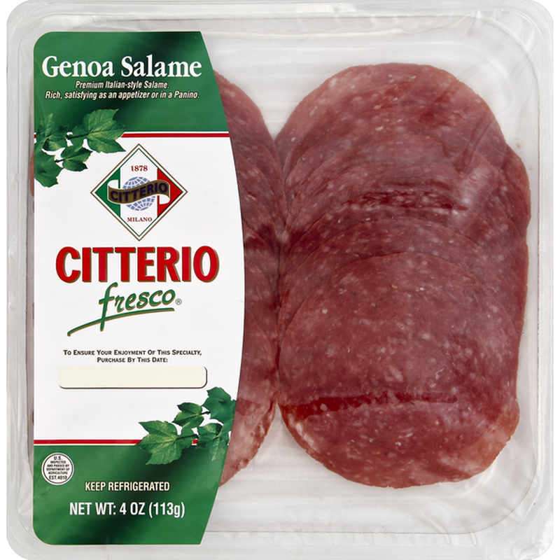Citterio All Natural Genoa Salame 4 Oz