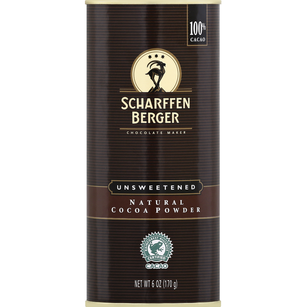 Scharffen Berger Unsweetened Natural Cocoa Powder 6 Oz